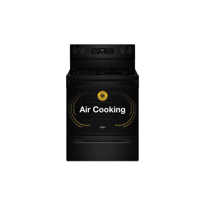 Whirlpool Range 30-inch Energy Star Electric with Air Cooking Technology, No Preheat Air Fry/Air Baking Self Clean