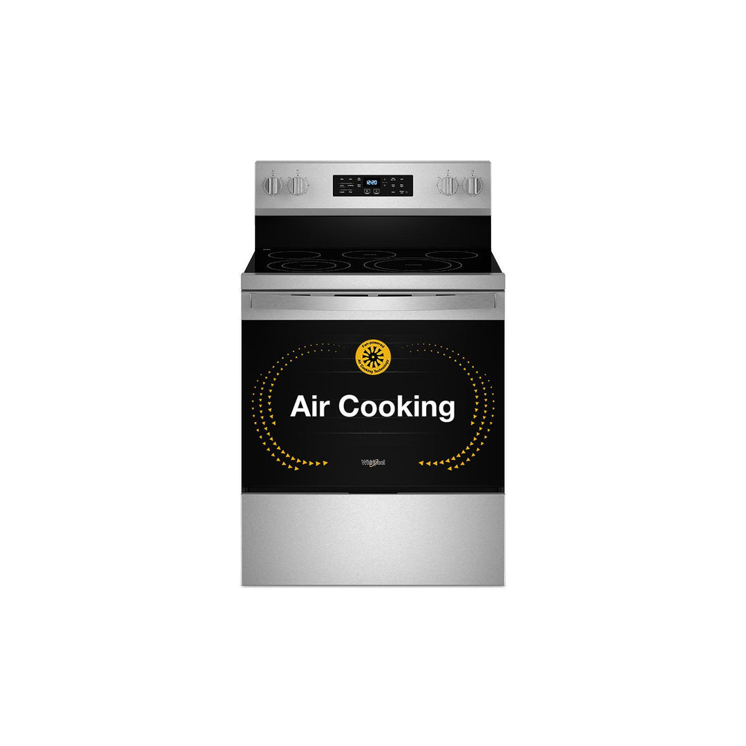 Whirlpool Range 30-inch Energy Star Electric with Air Cooking Technology, No Preheat Air Fry/Air Baking Self Clean