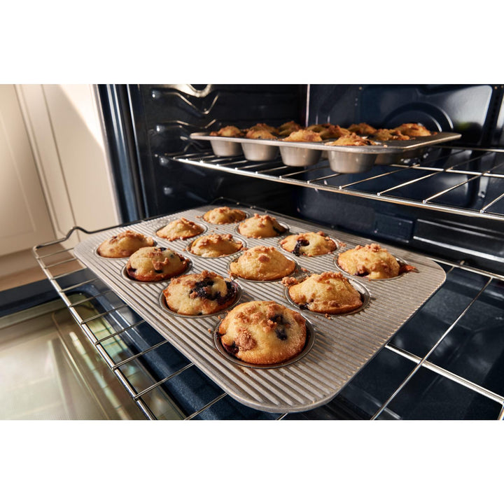 Whirlpool Range 30-inch Energy Star Electric with Air Cooking Technology, No Preheat Air Fry/Air Baking Self Clean