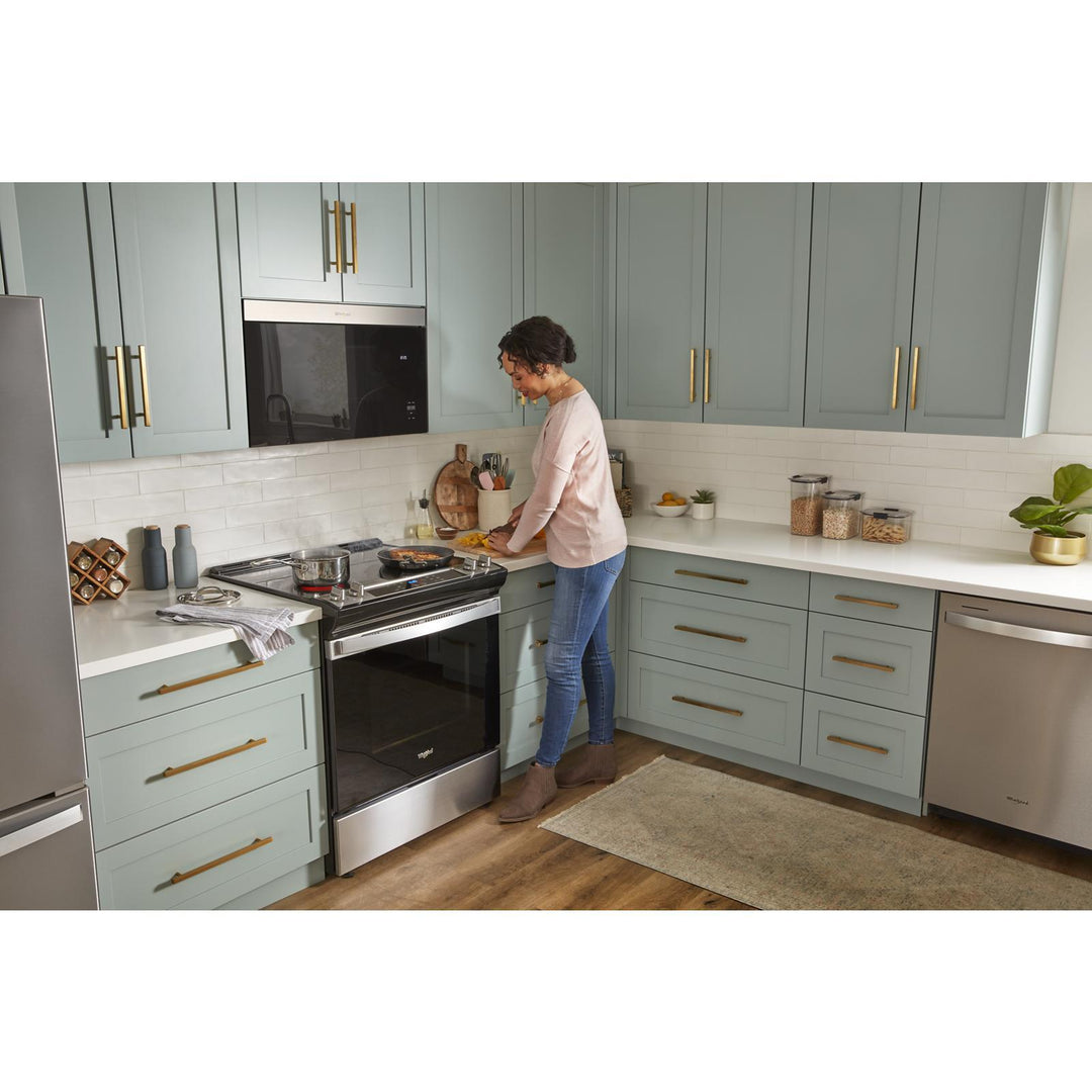 Whirlpool Over-the-Range Microwave Flush Mount with Turntable-Free Design