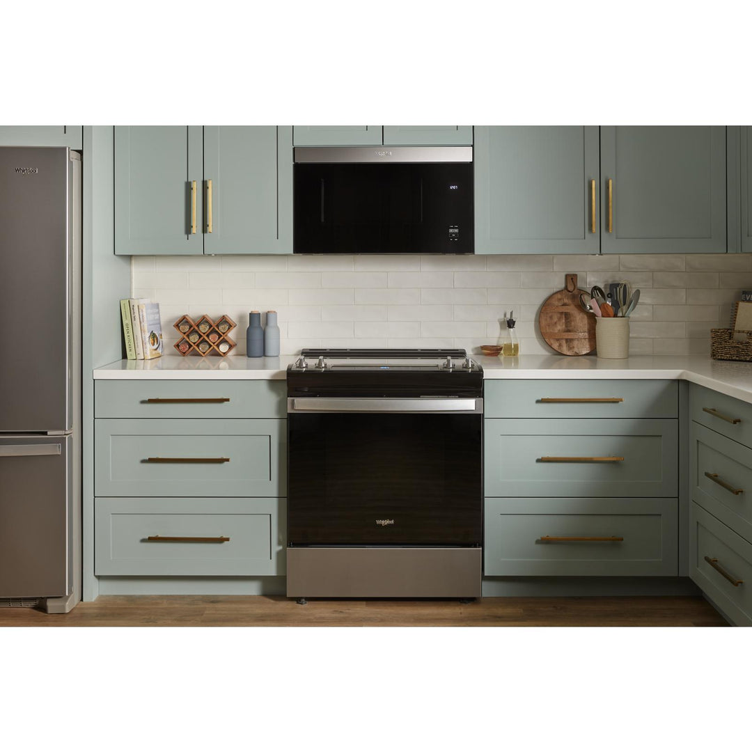 Whirlpool Over-the-Range Microwave Flush Mount with Turntable-Free Design
