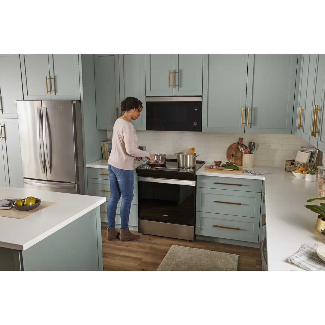 Whirlpool Over-the-Range Microwave Flush Mount with Turntable-Free Design