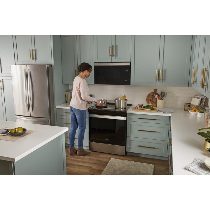 Whirlpool Over-the-Range Microwave Flush Mount with Turntable-Free Design
