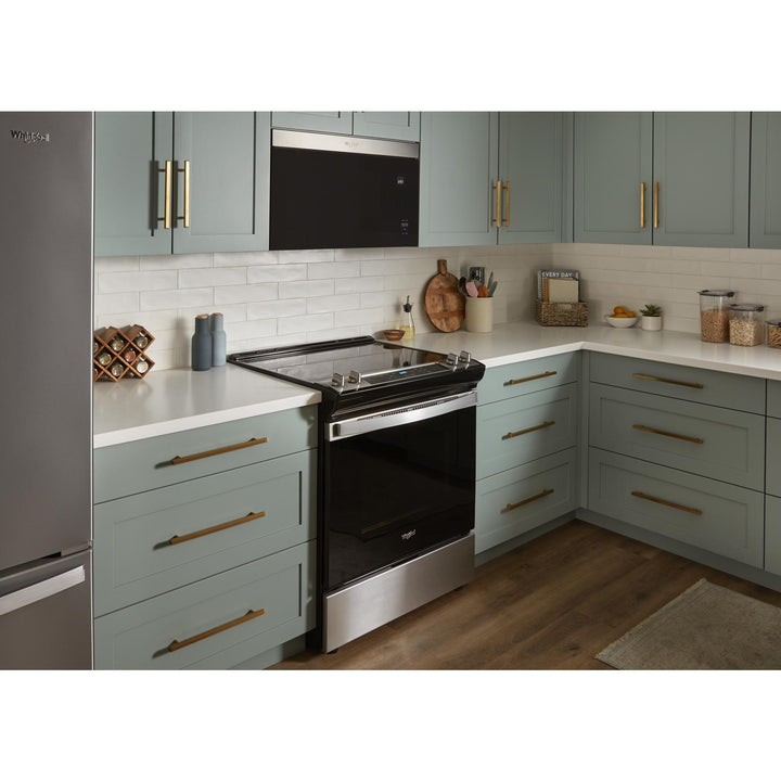 Whirlpool Over-the-Range Microwave Flush Mount with Turntable-Free Design