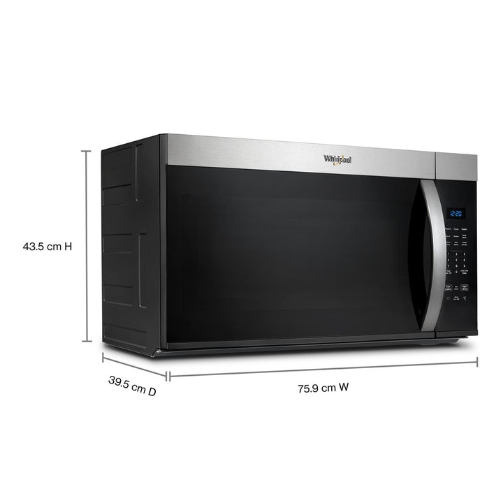 Whirlpool Over the range Microwave 900 Watts 30’ W 1.7 cu. ft