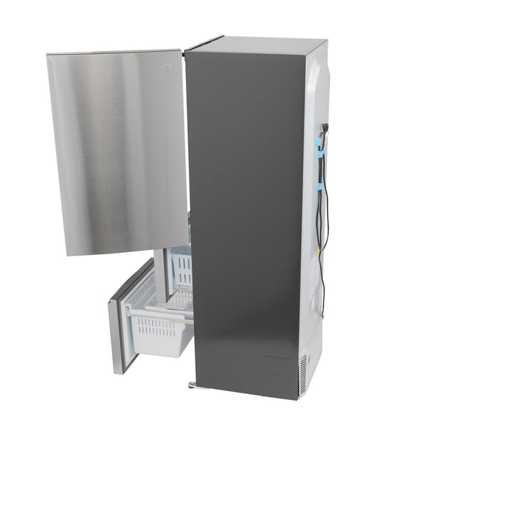 GE 11.9 Cu Ft Bottom-Freezer Refrigerator Stainless Steel