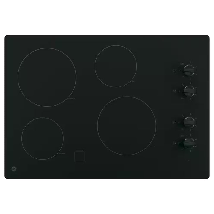 GE 30" Electric Smoothtop Cooktop Black
