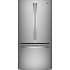 GE 18.6 Cu. Ft. Counter-Depth French-Door Refrigerator Fingerprint Resistant Stainless Steel - GWE19JYLFS