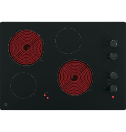 GE 30" Electric Smoothtop Cooktop Black