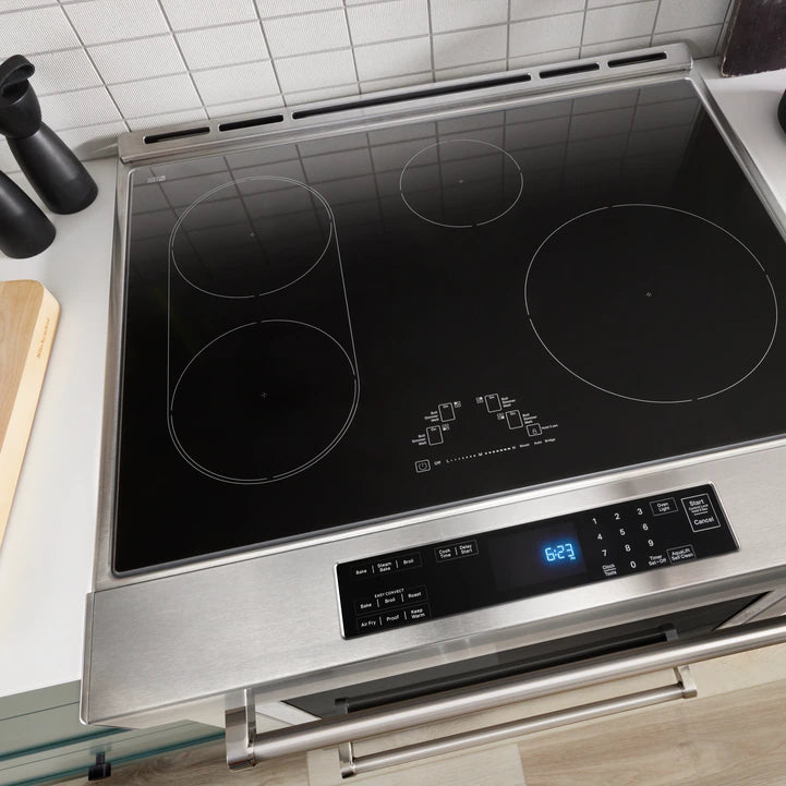 Kitchenaid 30-Inch 4-Element Induction Slide-In Convection Range with Air Fry