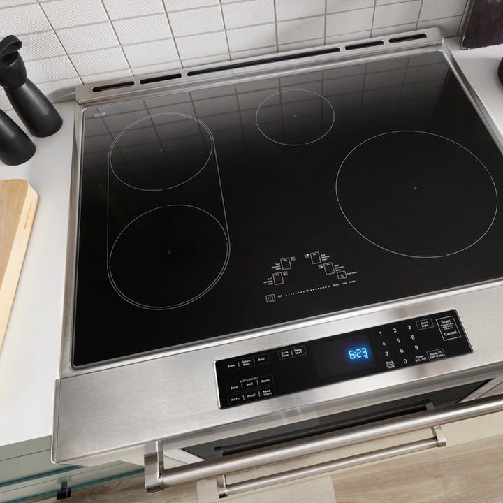 Kitchenaid 30-Inch 4-Element Induction Slide-In Convection Range with Air Fry