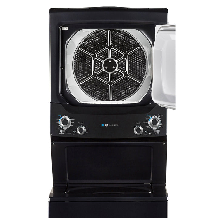GE Unitized Spacemaker 4.5 cu. ft. IEC Capacity Washer and 5.9 cu. ft. Capacity Electric Dryer Diamond Gray