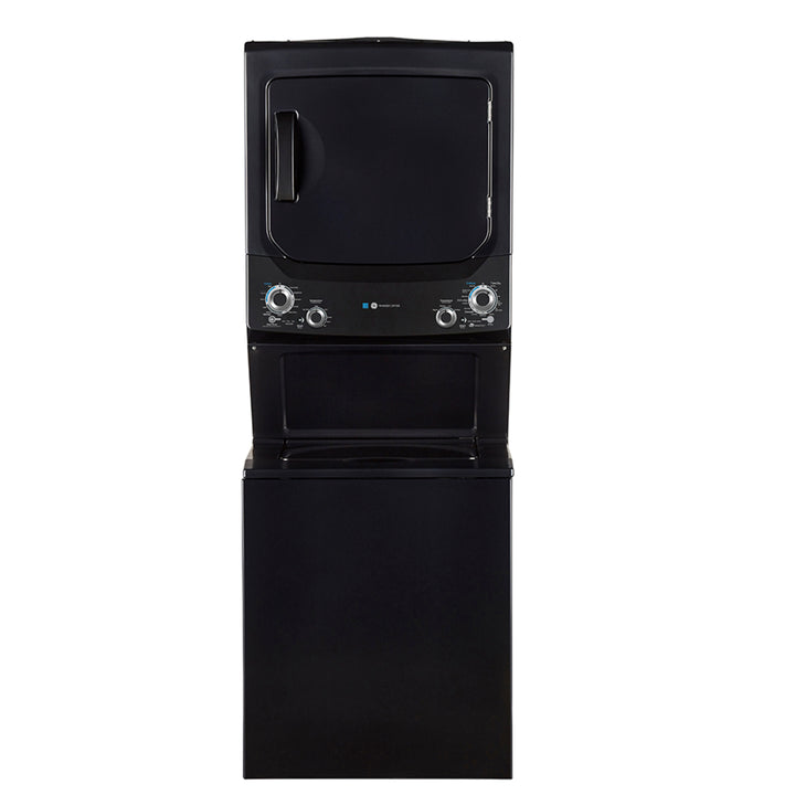 GE Unitized Spacemaker 4.5 cu. ft. IEC Capacity Washer and 5.9 cu. ft. Capacity Electric Dryer Diamond Gray