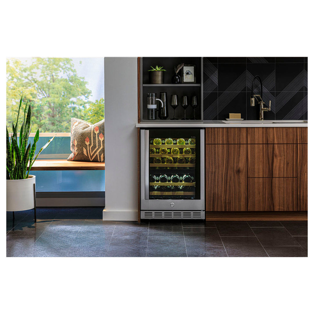 GE Profile 4.8 cu ft Wine Chiller Stainless Steel