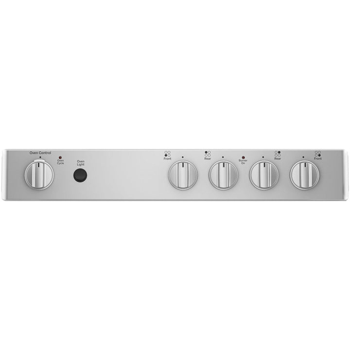 GE 24" Free Standing Range with Removable Storage Drawer Stainless Steel