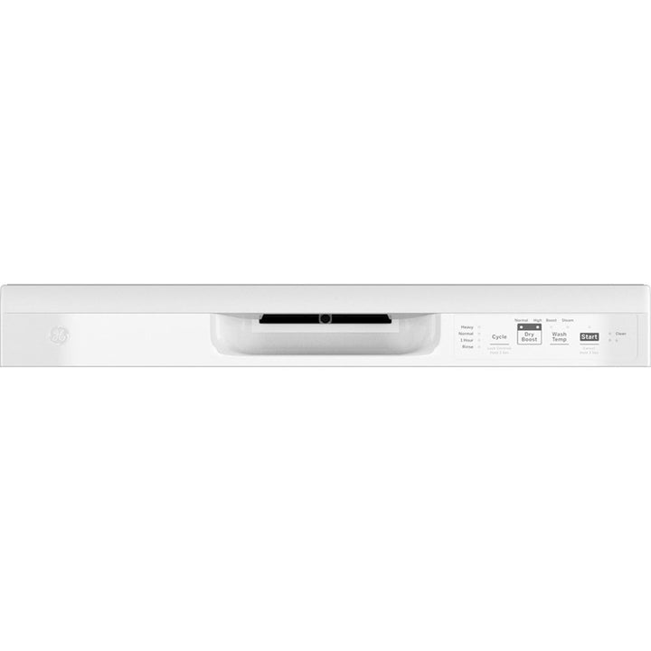 GE 24" Built-In Front Control Dishwasher White