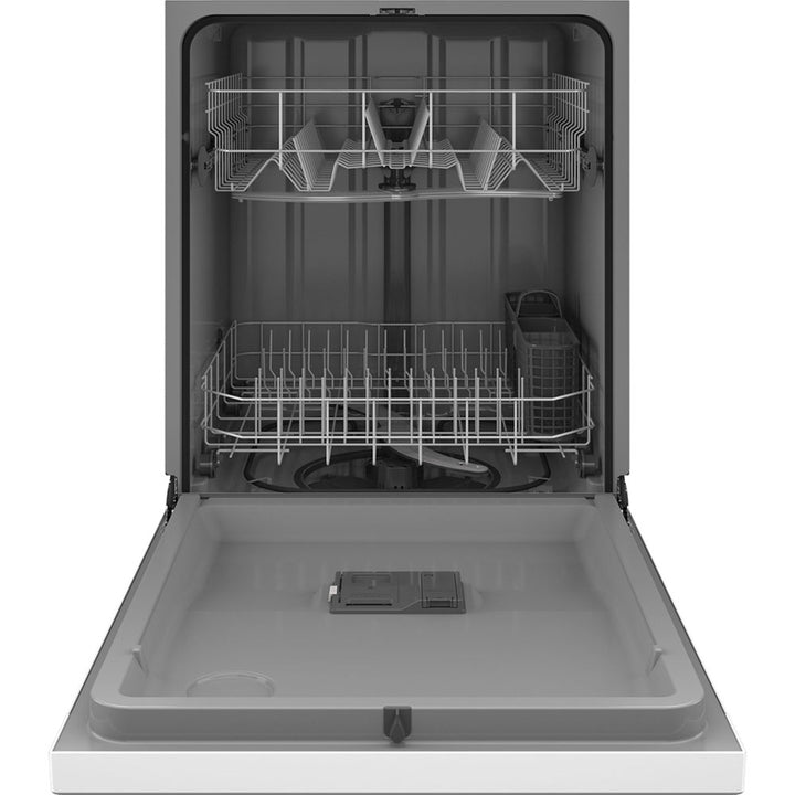GE 24" Built-In Front Control Dishwasher White