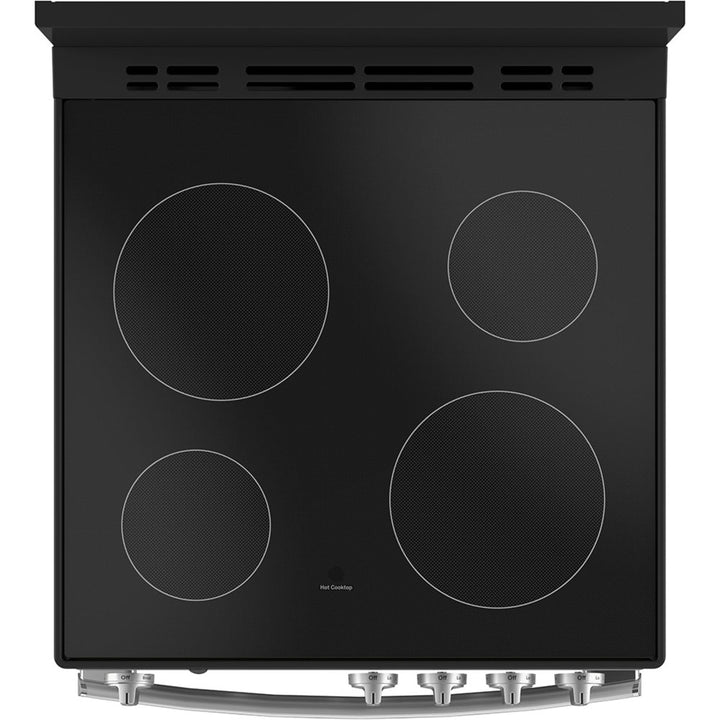 GE 24" Free Standing Range with Removable Storage Drawer Stainless Steel