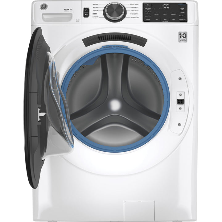GE® 5.5 cu. ft. (IEC) Capacity Washer with Built-In Wifi White
