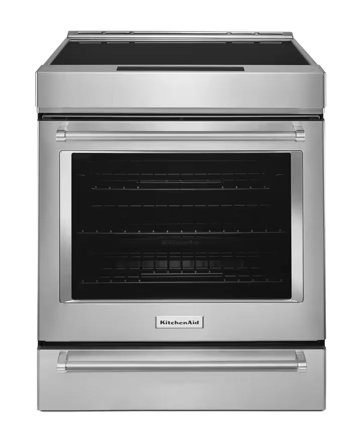 Kitchenaid 30-Inch 4-Element Induction Slide-In Convection Range with Air Fry