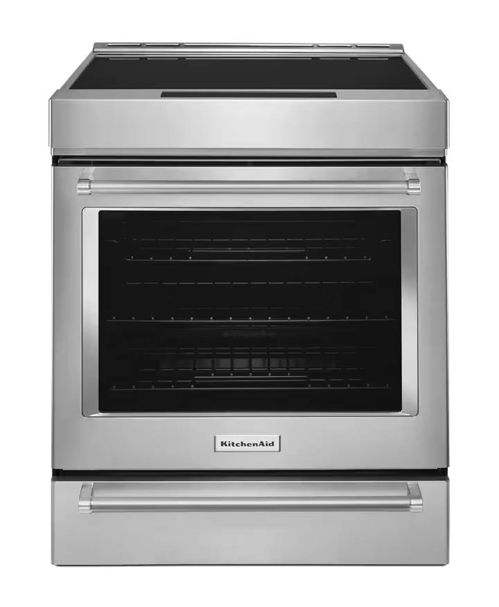 Kitchenaid 30-Inch 4-Element Induction Slide-In Convection Range with Air Fry