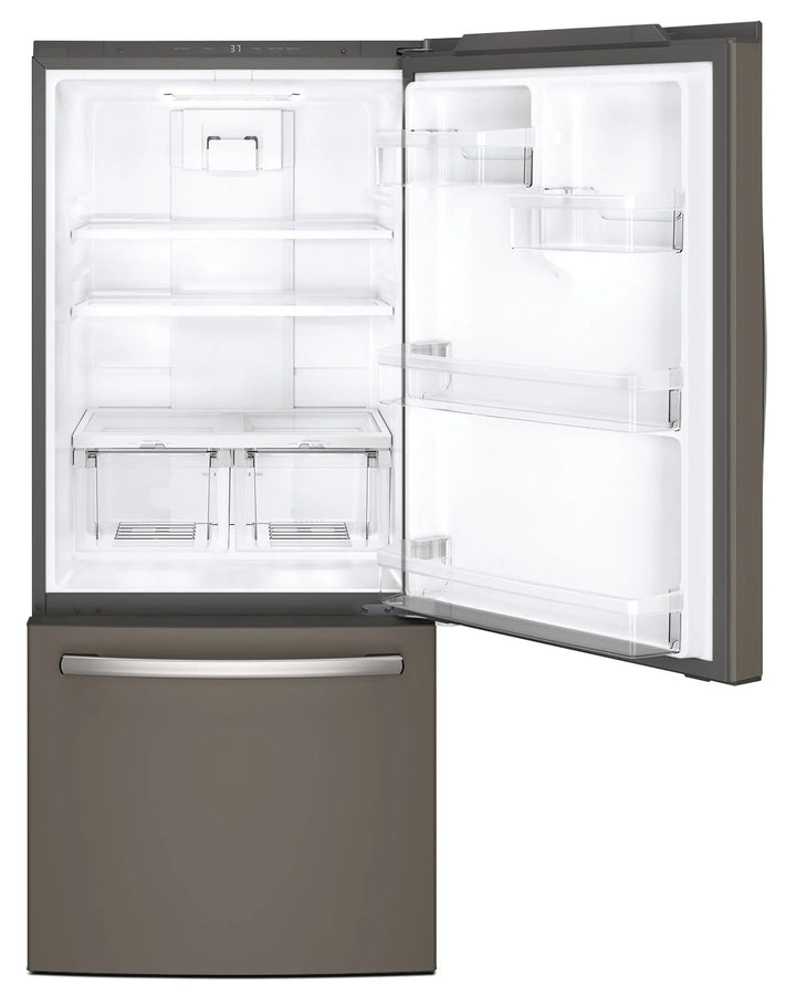 GE 20.9 cu.ft. Bottom Freezer Refrigerator Slate