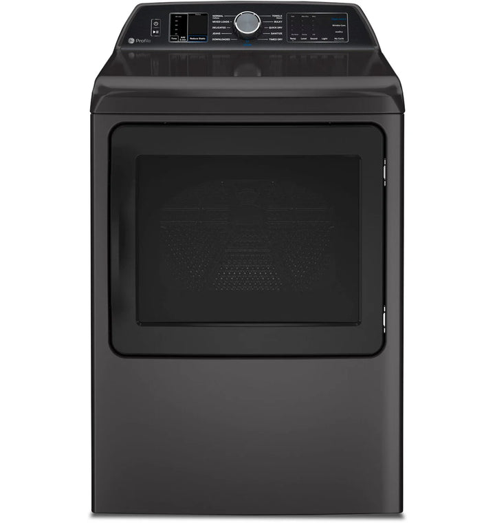 GE Profile 7.4 Cu Ft Smart Electric Dryer Diamond Grey