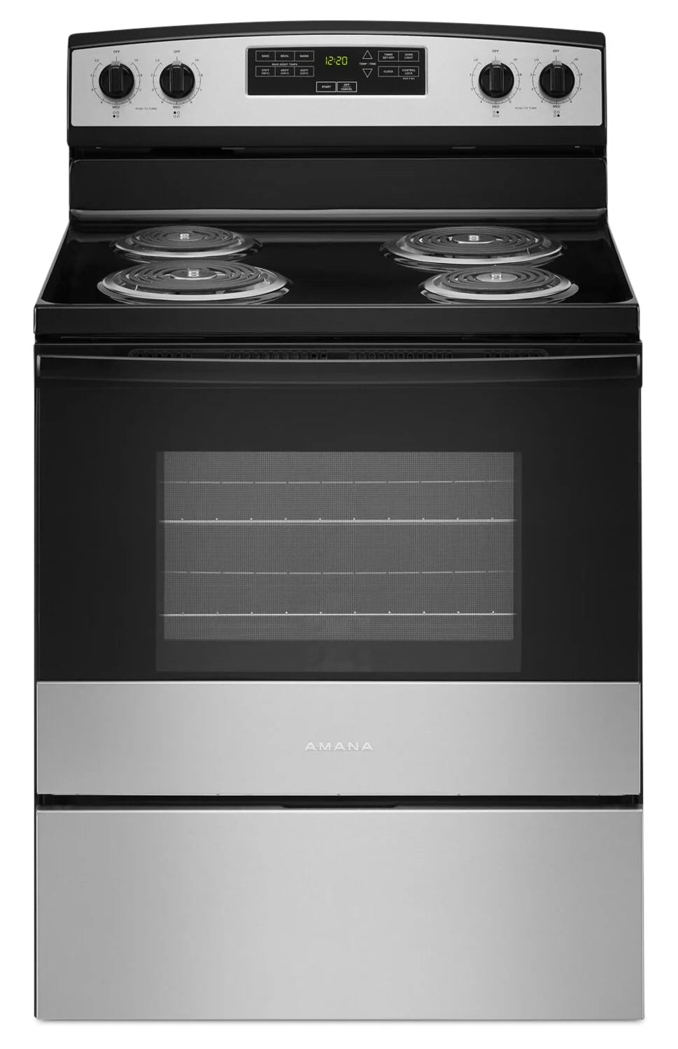30-inch Amana® Electric Range with Bake Assist Temps